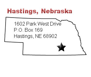 PO Box 169 
    1602 Park West Drive
    Hastings, NE 68902
    